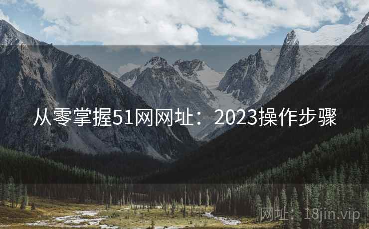 从零掌握51网网址：2023操作步骤  第1张